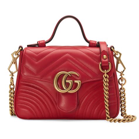 handbags gucci purses small red